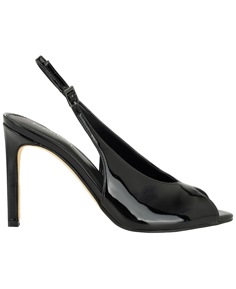 Calvin Klein Women's Dorris Peep Toe High Stiletto Pumps