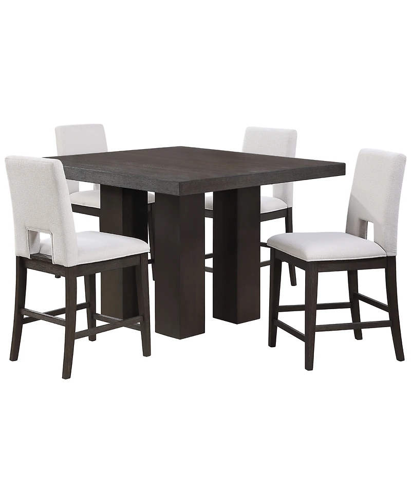 Summit 5-Piece Dining Set (Counter Table & 4 Counter Chairs), Macy's Exclusive