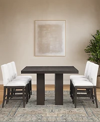 Summit 7-Piece Dining Set (Counter Table & 6 Counter Chairs), Macy's Exclusive