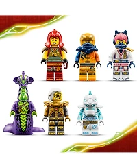 Lego Ninjago Dragons Rising Wyldfyre's Transforming Dragon Mech 71868, 821-Piece Building Set, Ages 9+