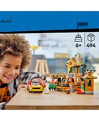 Lego City Pizza Delivery Experience with Vehicles 60496, 494-Piece Building Set, Ages 6+