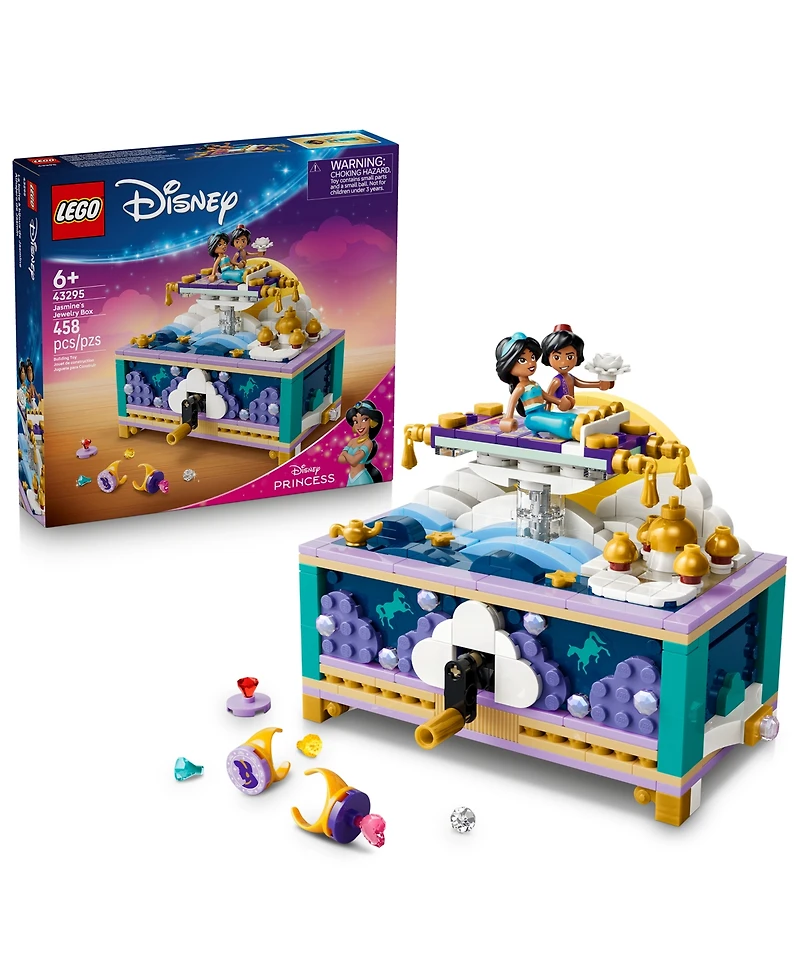 Lego Disney Princess Jasmine's Jewelry Box 43295 458-Piece Building Set, Ages 6+