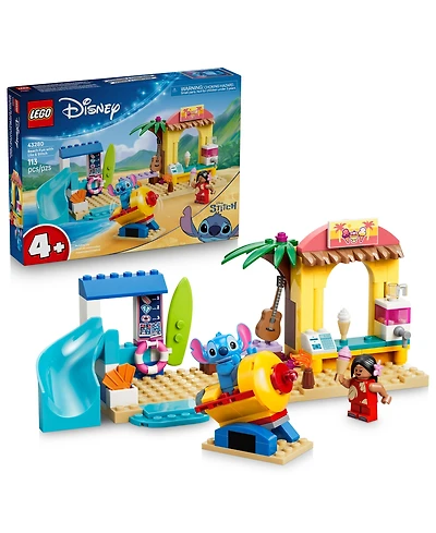 Lego Disney Beach Fun with Lilo Stitch 43280 113-Piece Building Set, Ages 4+