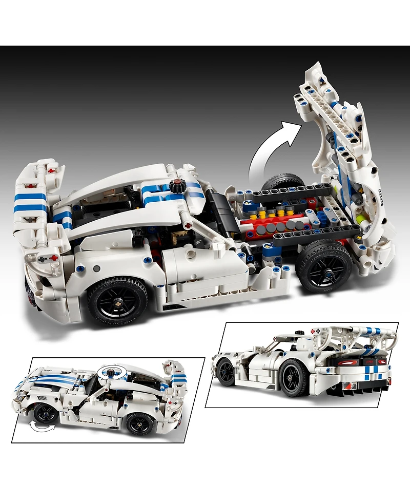 Lego Technic Dodge Viper Gts-r Sports Car 42234 805-Piece Building Set, Ages 10+