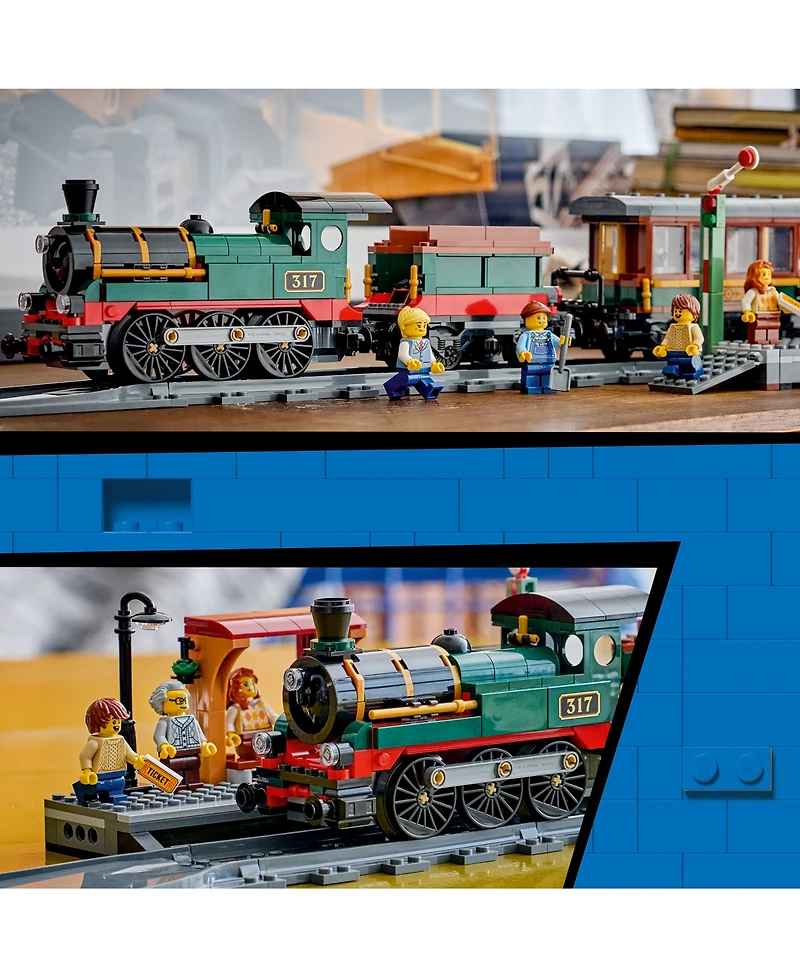 Lego City Vintage Steam Train 60511, 575-Piece Building Set, Ages 7+