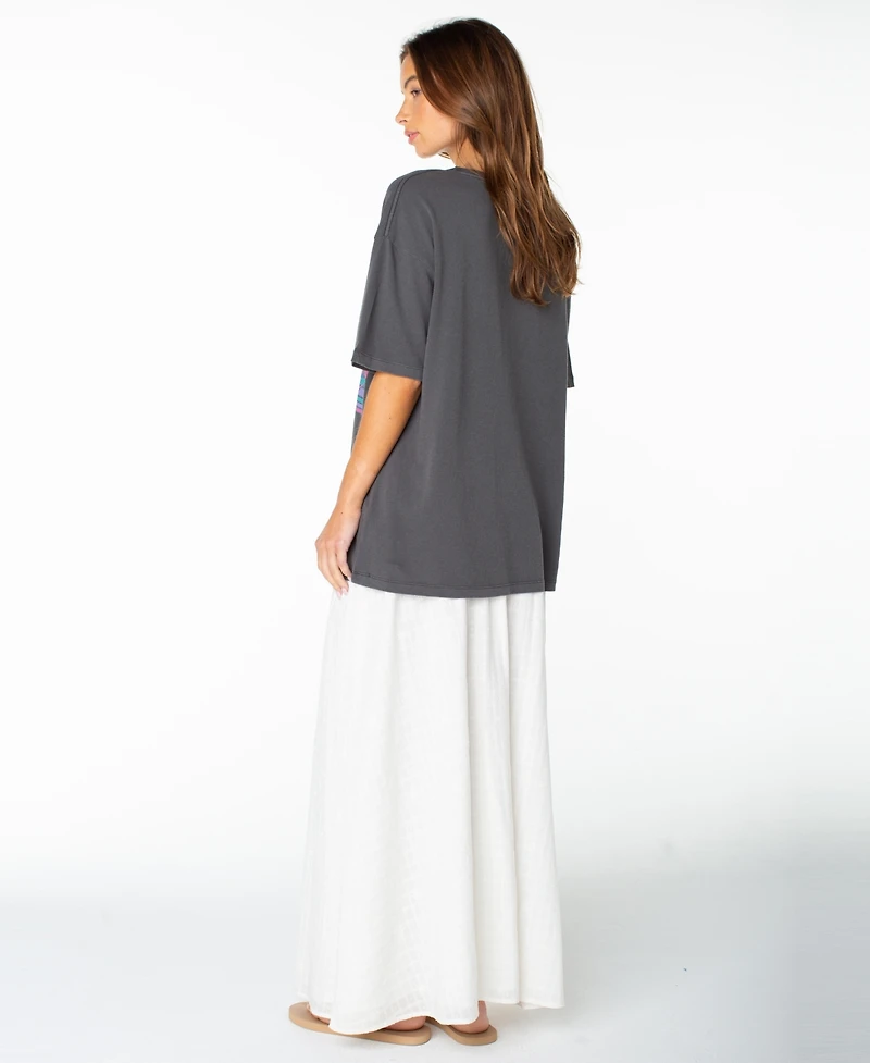 Roxy Women's Heatwave Graphic Oversized Drop-Shoulder T-Shirt