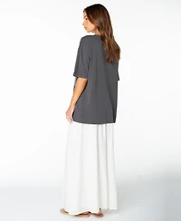 Roxy Women's Heatwave Graphic Oversized Drop-Shoulder T-Shirt
