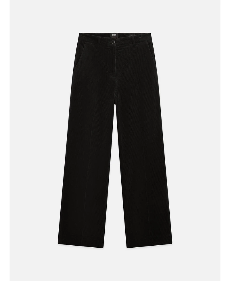 Scotch & Soda Women's Cleo High-Rise Wide-Leg Corduroy Pants, 30" Inseam