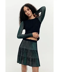 Desigual Women's Short pleated skirt