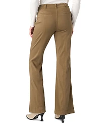 Liverpool Los Angeles Petite Hannah Flare With Mini Patch Pockets High-Waist Pants