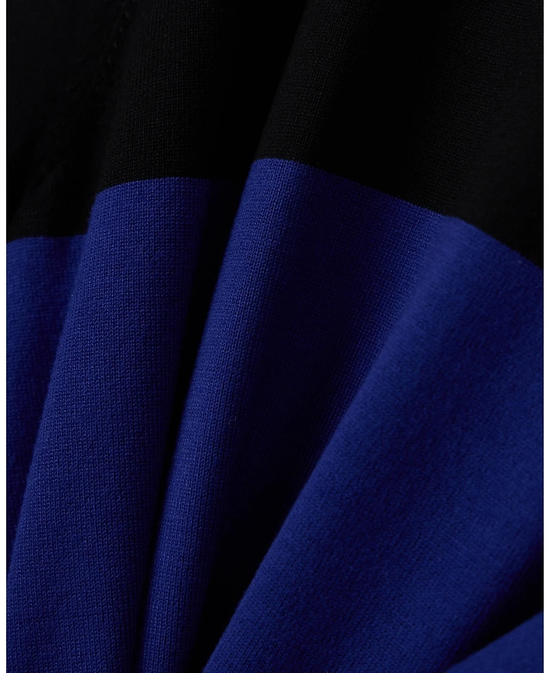 A|X Armani Exchange Men's Viscose Colorblock Turtleneck Sweater