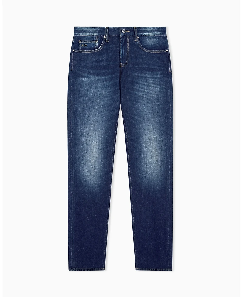 A|X Armani Exchange Men's Slim-Fit Stretch Denim Jeans