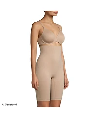 Lands' End Women's Lands High Waist Thigh Shaper Contour Flex Bottoms 2 Pack, Mother Of Pearl, X-Large