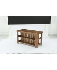 Tribesigns Kitchen Island with Seating and Storage, Farmhouse Wood Stationary Island Table, Coffee Bar Table