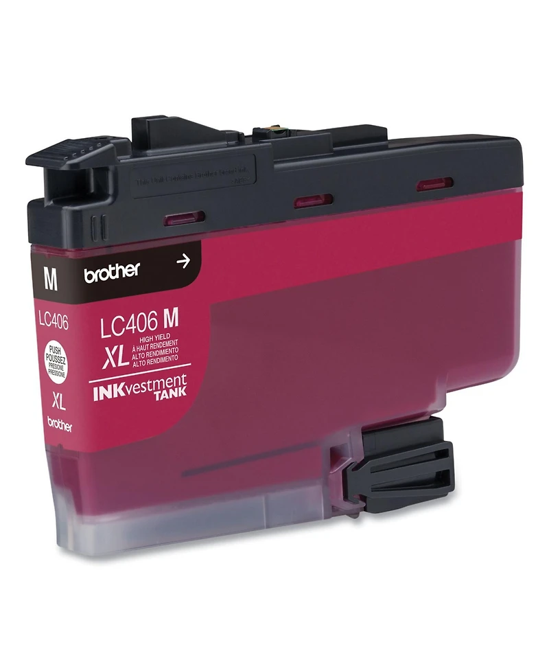 Brother LC406XLMS INKvestment 5,000 Page-Yield High-Yield Ink - Magenta