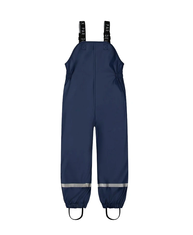 Deux par Toddler (2T - 5T) Unisex Rain Overalls Pant