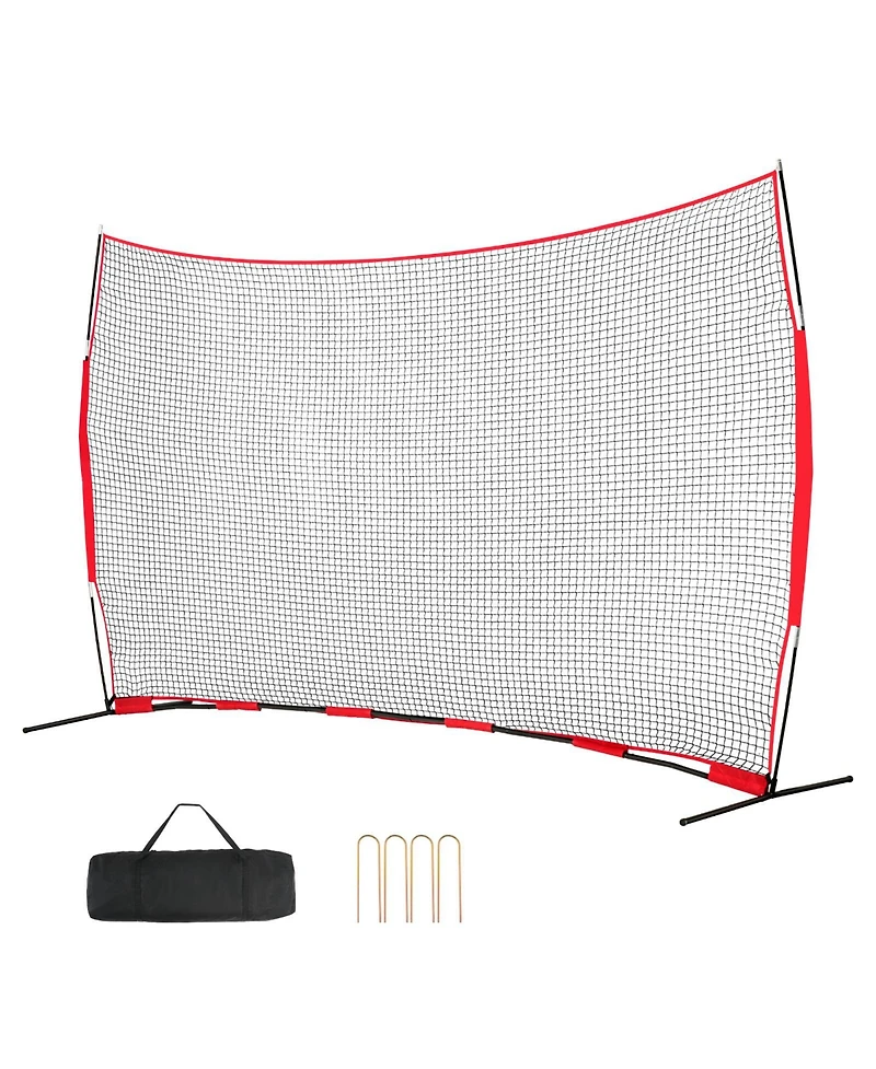 Sugift Portable Ball Sports Barrier Net with Carry Bag for Baseball Softball Soccer Hockey