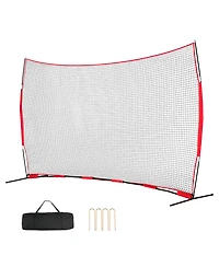 Sugift Portable Ball Sports Barrier Net with Carry Bag for Baseball Softball Soccer Hockey