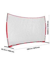 Sugift Portable Ball Sports Barrier Net with Carry Bag for Baseball Softball Soccer Hockey