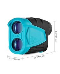 Sugift 900 Yards Laser Golf Rangefinder 6X Magnification with Magnet Mount Flag Lock Slope Batteries