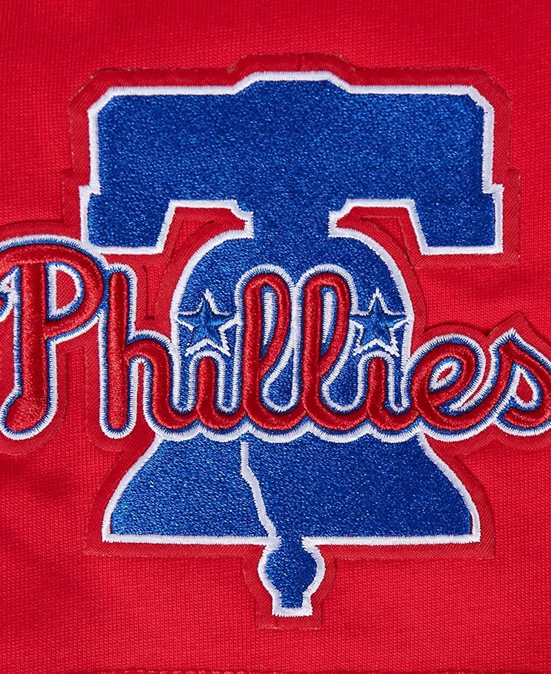 Pro Standard Men's Red Philadelphia Phillies Turn It Up Dropped Shoulder T-Shirt
