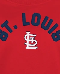 New Era Women's St. Louis Cardinals Game Day Color Block Graphic Sweatshirt