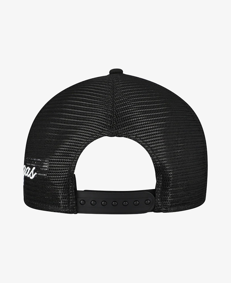 New Era Men's Black Las Vegas Raiders City Script 9FORTY A-Frame Adjustable Hat
