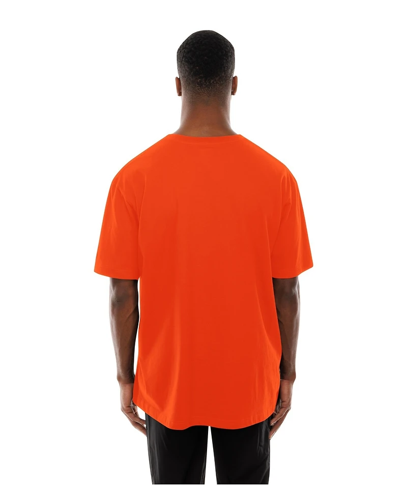 New Era Men's Orange Cleveland Browns Combine Authentic Training Throwback T-Shirt