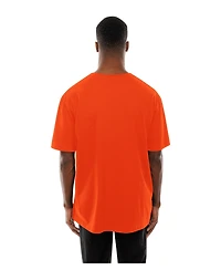 New Era Men's Orange Cleveland Browns Combine Authentic Training Throwback T-Shirt