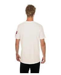 New Era Men's Natural Boston Red Sox Golf Mascot T-Shirt