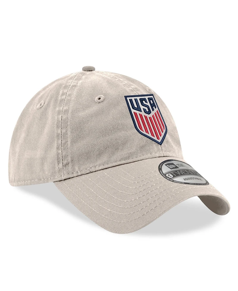 New Era Men's Tan Usmnt Primary 9TWENTY Adjustable Hat