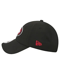New Era Men's Black San Francisco 49ers Core Team 9FORTY Adjustable Hat