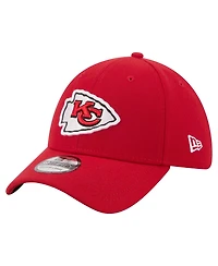New Era Men's Red Kansas City Chiefs Core Team 39THIRTY Flex Hat