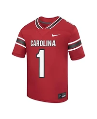 Nike Big Boys and Girls 1 Garnet South Carolina Gamecocks Home Replica Football Jersey