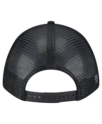 New Era Men's Black Athletics Gradient 9FORTY A-Frame M-Crown Trucker Adjustable Hat