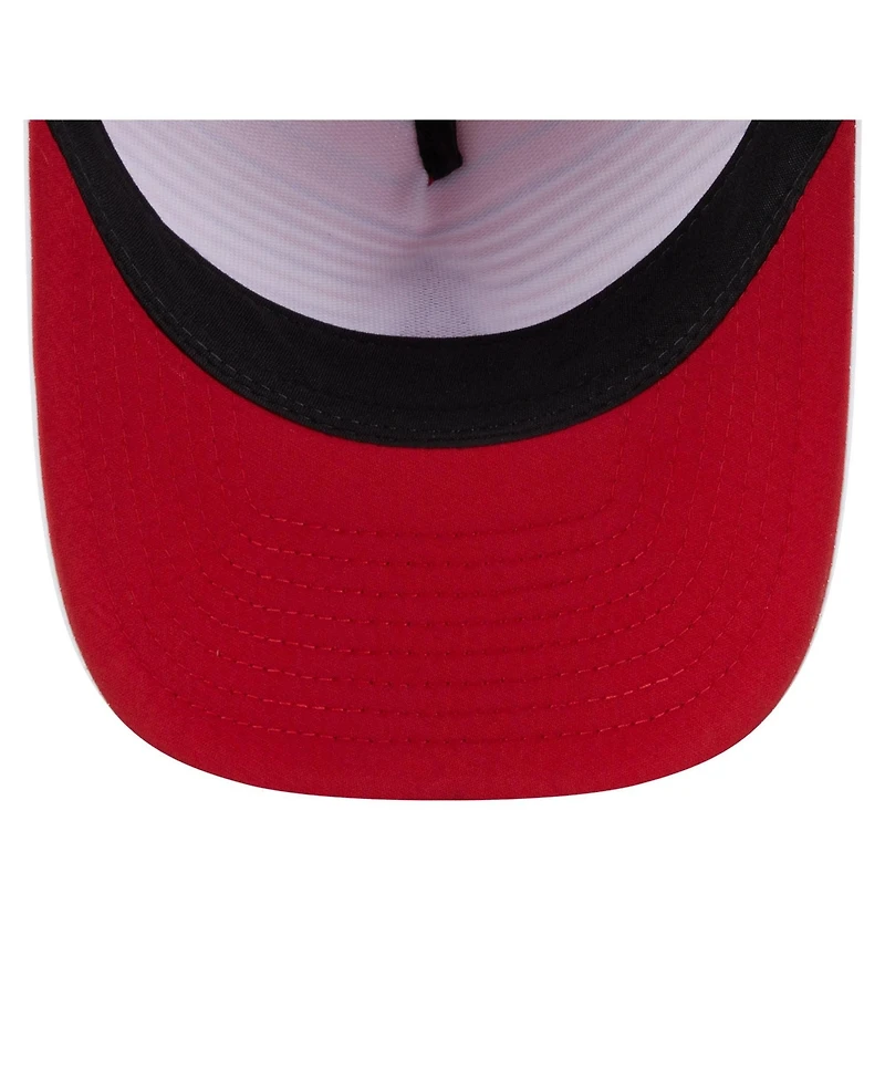New Era Men's Red Los Angeles Angels Gradient 9FORTY M-Crown Adjustable Hat