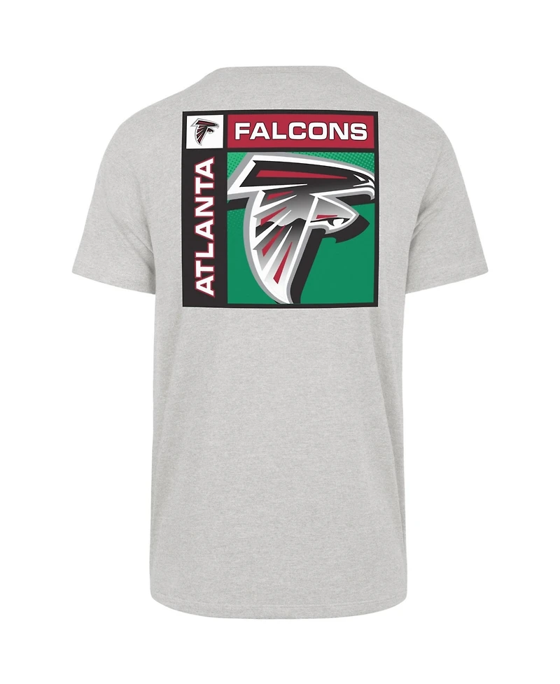 '47 Brand Men's Gray Atlanta Falcons Chrome Plate Franklin T-Shirt