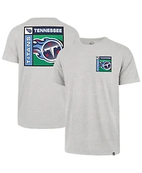 '47 Brand Men's Gray Tennessee Titans Chrome Plate Franklin T-Shirt