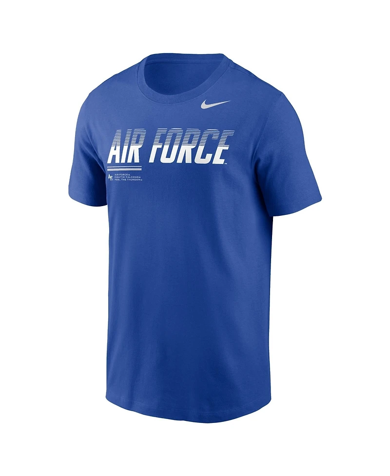 Nike Men's Royal Air Force Falcons 2026 Sideline Wordmark Legend Dri-fit T-Shirt
