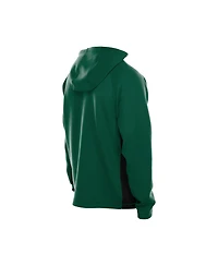 New Era Men's Green York Jets Combine Authentic Raglan Scuba Full-Zip Hoodie