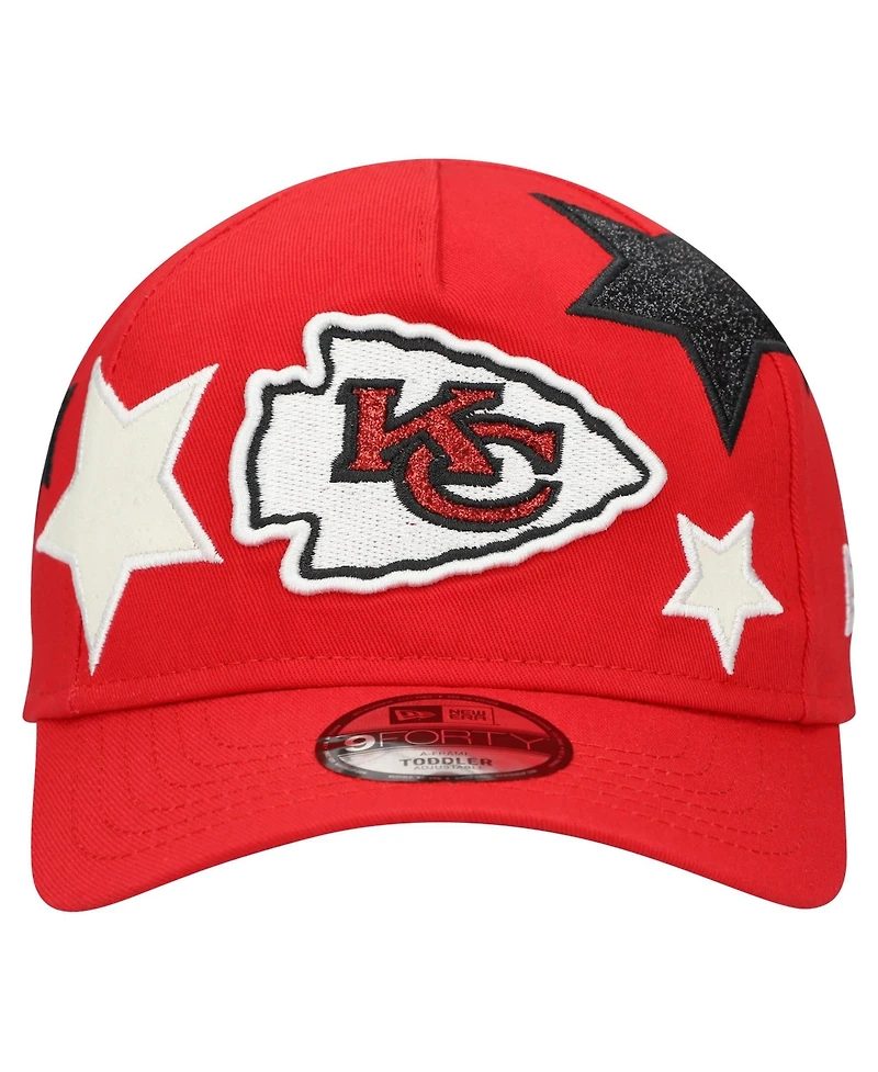 New Era Toddler Red Kansas City Chiefs Stardom 9FORTY A-Frame Adjustable Hat