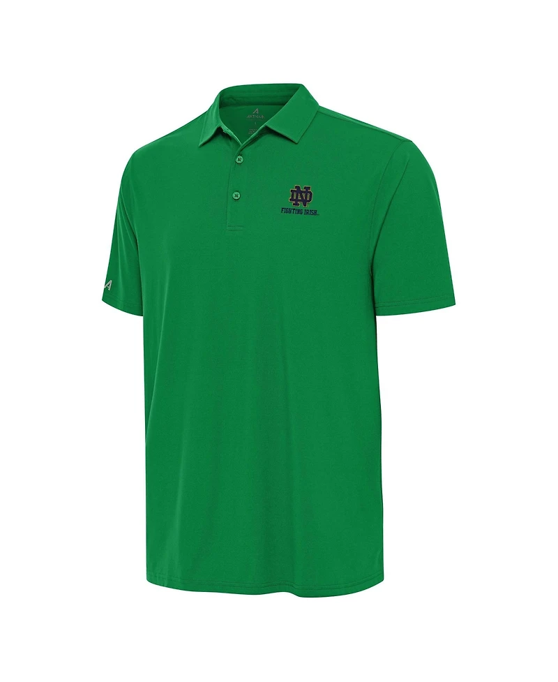 Antigua Men's Kelly Green Notre Dame Fighting Irish Era Polo Shirt
