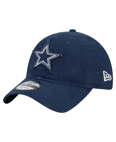 New Era Men's Navy Dallas Cowboys Stamp 9TWENTY Adjustable Hat