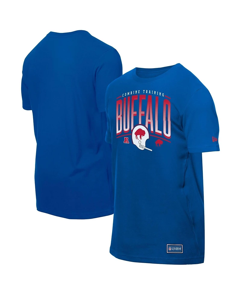 New Era Men's Royal Buffalo Bills Combine Authentic Training Throwback T-Shirt