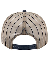 New Era Men's Navy Houston Astros Vintage Arched Foam Front 9FIFTY A-Frame Adjustable Trucker Hat