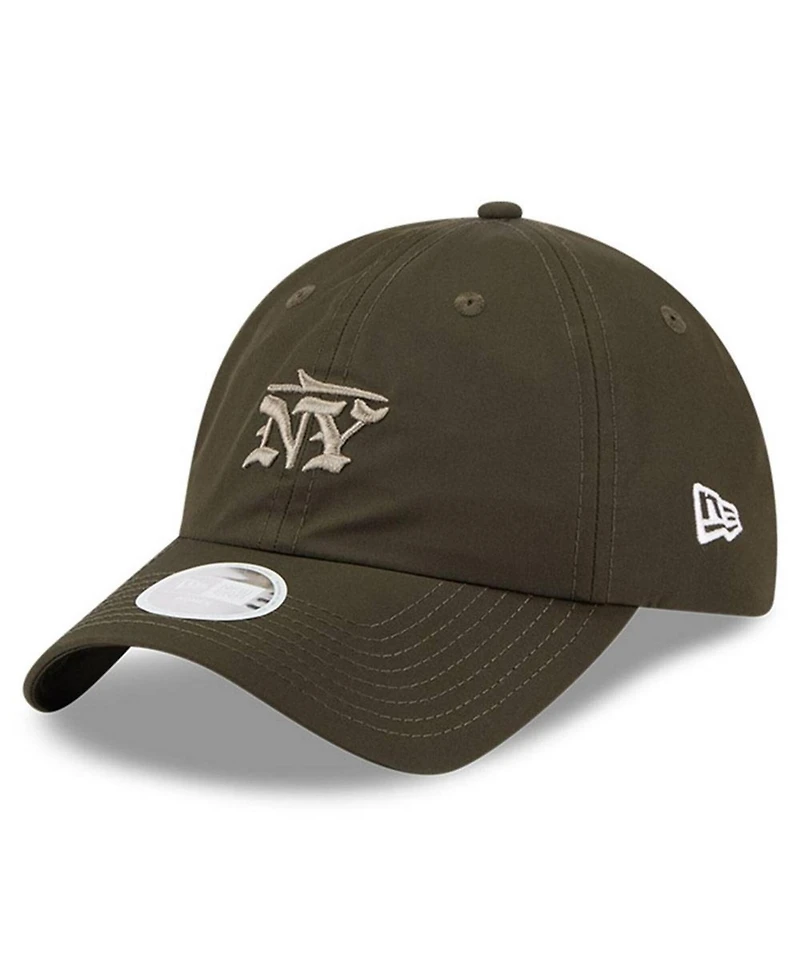 New Era Women's Gotham Green New York Jets 2025 Rivalries Collection Pony Tail Adjustable Hat