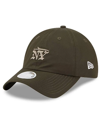 New Era Women's Gotham Green New York Jets 2025 Rivalries Collection Pony Tail Adjustable Hat