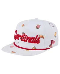 New Era Men's White St. Louis Cardinals Team Cheer Rope 19TWENTY Adjustable Hat