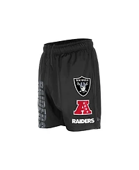New Era Men's Black Las Vegas Raiders Match Shorts