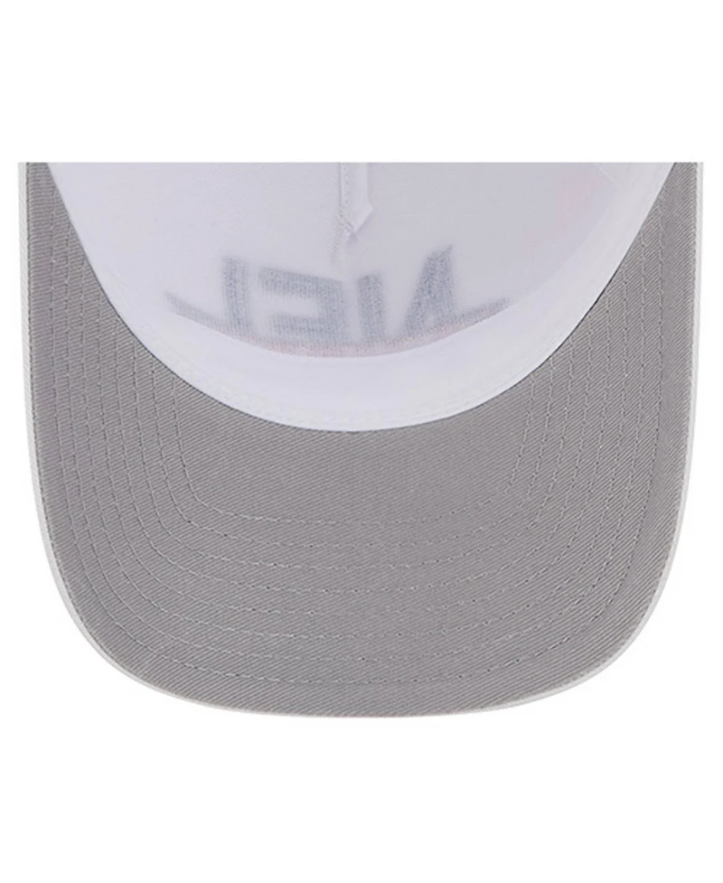 New Era Men's White Buffalo Bills Nfl 9FORTY A-Frame M-Crown Adjustable Trucker Hat